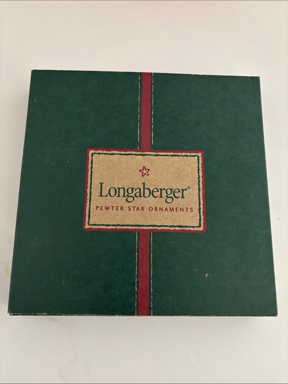 Longaberger Pewter Star Christmas Ornaments